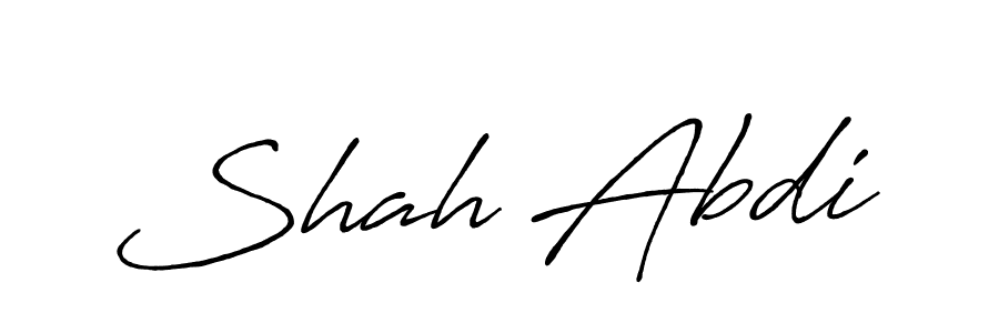 How to make Shah Abdi signature? Antro_Vectra_Bolder is a professional autograph style. Create handwritten signature for Shah Abdi name. Shah Abdi signature style 7 images and pictures png