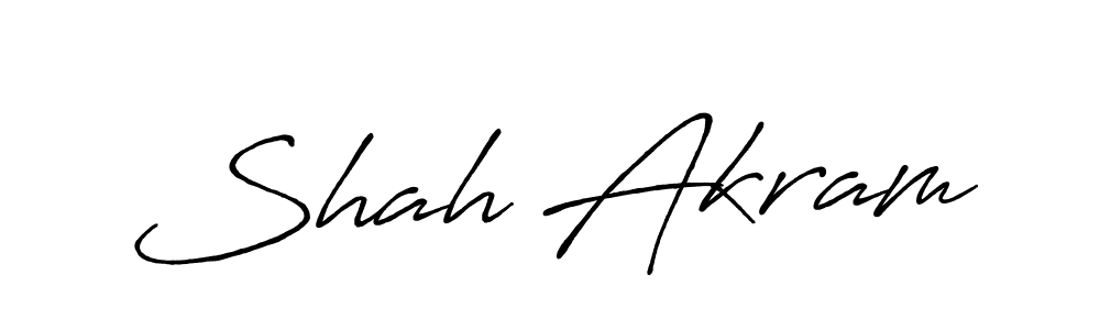 Similarly Antro_Vectra_Bolder is the best handwritten signature design. Signature creator online .You can use it as an online autograph creator for name Shah Akram. Shah Akram signature style 7 images and pictures png