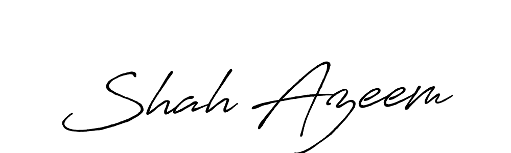 How to make Shah Azeem signature? Antro_Vectra_Bolder is a professional autograph style. Create handwritten signature for Shah Azeem name. Shah Azeem signature style 7 images and pictures png