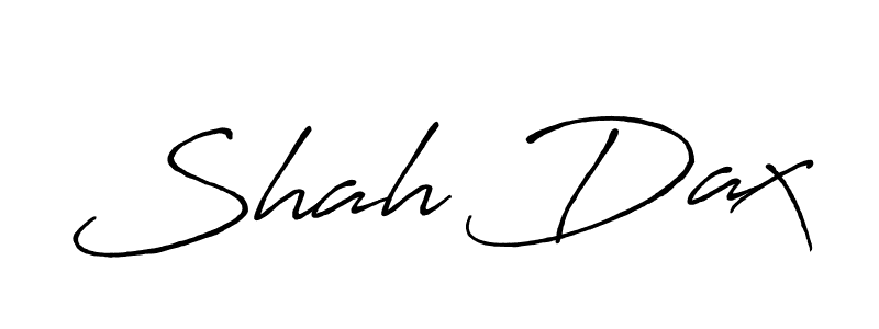 You should practise on your own different ways (Antro_Vectra_Bolder) to write your name (Shah Dax) in signature. don't let someone else do it for you. Shah Dax signature style 7 images and pictures png