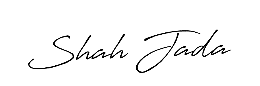 The best way (Antro_Vectra_Bolder) to make a short signature is to pick only two or three words in your name. The name Shah Jada include a total of six letters. For converting this name. Shah Jada signature style 7 images and pictures png