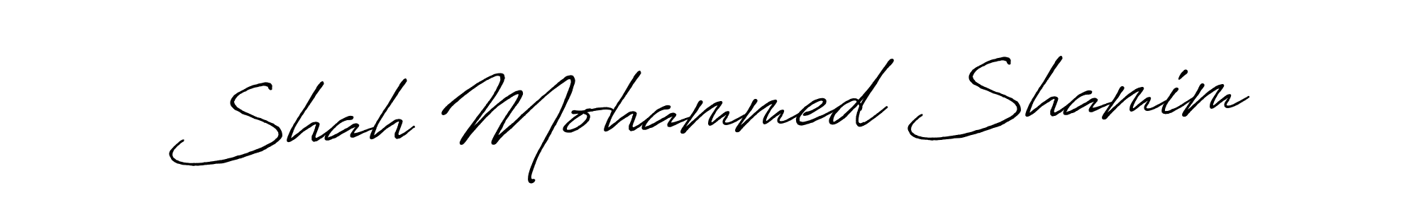 Also You can easily find your signature by using the search form. We will create Shah Mohammed Shamim name handwritten signature images for you free of cost using Antro_Vectra_Bolder sign style. Shah Mohammed Shamim signature style 7 images and pictures png