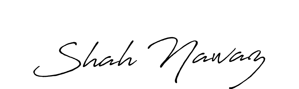 Make a beautiful signature design for name Shah Nawaz. With this signature (Antro_Vectra_Bolder) style, you can create a handwritten signature for free. Shah Nawaz signature style 7 images and pictures png