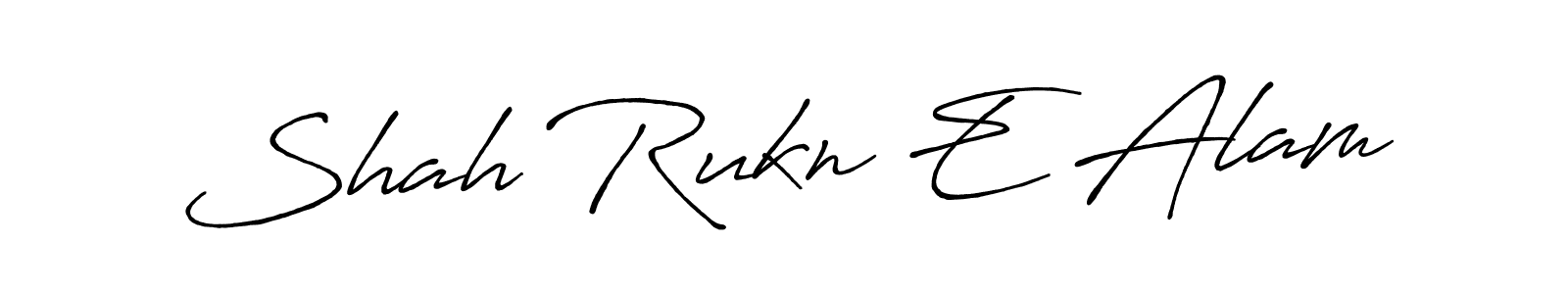 How to make Shah Rukn E Alam name signature. Use Antro_Vectra_Bolder style for creating short signs online. This is the latest handwritten sign. Shah Rukn E Alam signature style 7 images and pictures png