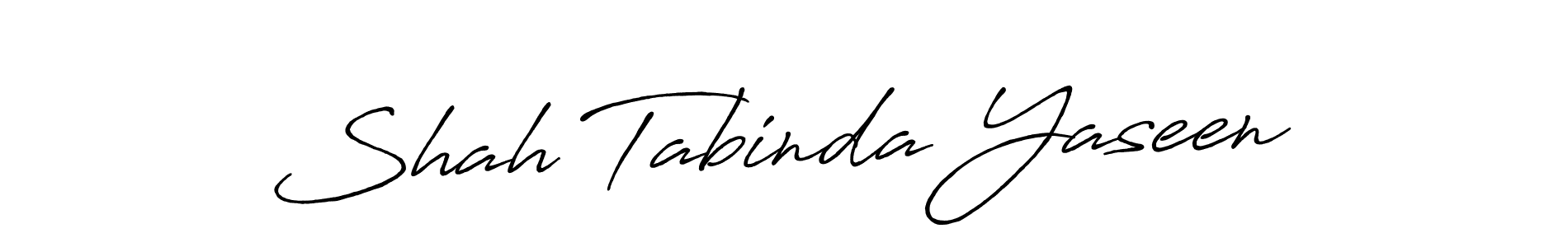 Antro_Vectra_Bolder is a professional signature style that is perfect for those who want to add a touch of class to their signature. It is also a great choice for those who want to make their signature more unique. Get Shah Tabinda Yaseen name to fancy signature for free. Shah Tabinda Yaseen signature style 7 images and pictures png