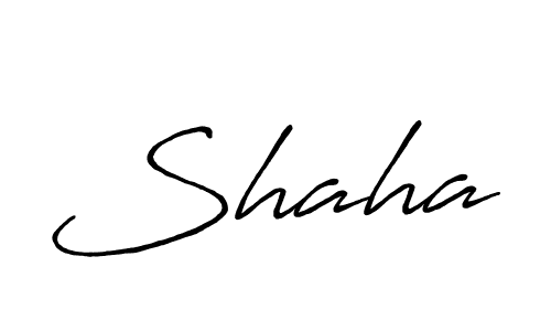 if you are searching for the best signature style for your name Shaha. so please give up your signature search. here we have designed multiple signature styles  using Antro_Vectra_Bolder. Shaha signature style 7 images and pictures png