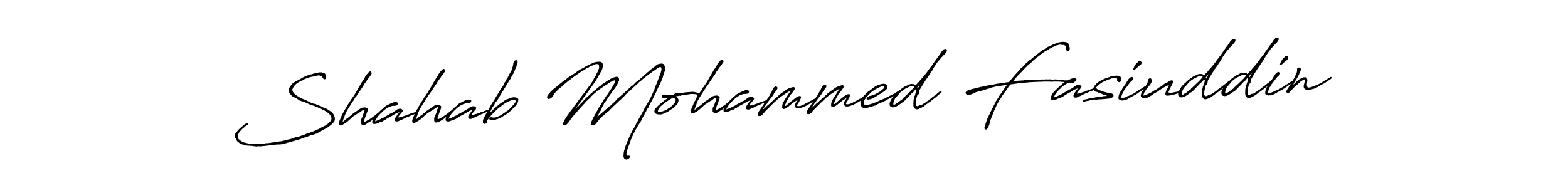 if you are searching for the best signature style for your name Shahab Mohammed Fasiuddin. so please give up your signature search. here we have designed multiple signature styles  using Antro_Vectra_Bolder. Shahab Mohammed Fasiuddin signature style 7 images and pictures png