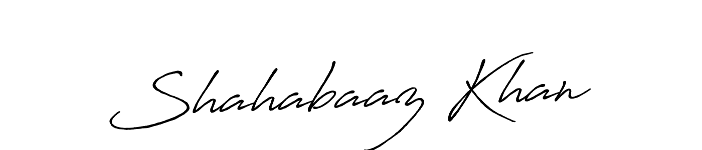 How to make Shahabaaz Khan signature? Antro_Vectra_Bolder is a professional autograph style. Create handwritten signature for Shahabaaz Khan name. Shahabaaz Khan signature style 7 images and pictures png