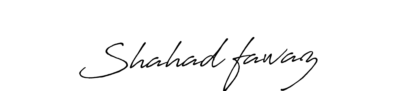 Also we have Shahad fawaz name is the best signature style. Create professional handwritten signature collection using Antro_Vectra_Bolder autograph style. Shahad fawaz signature style 7 images and pictures png