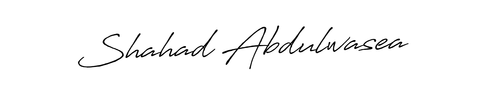 Make a short Shahad Abdulwasea signature style. Manage your documents anywhere anytime using Antro_Vectra_Bolder. Create and add eSignatures, submit forms, share and send files easily. Shahad Abdulwasea signature style 7 images and pictures png