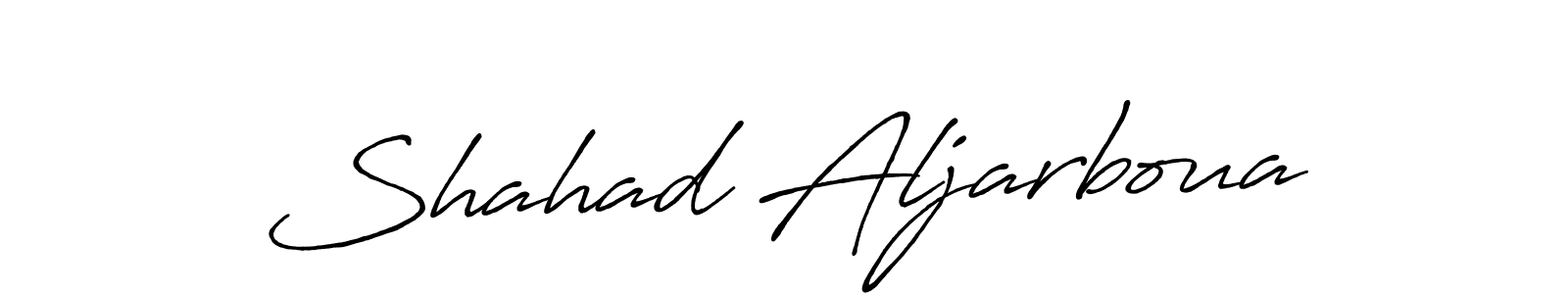 Here are the top 10 professional signature styles for the name Shahad Aljarboua. These are the best autograph styles you can use for your name. Shahad Aljarboua signature style 7 images and pictures png