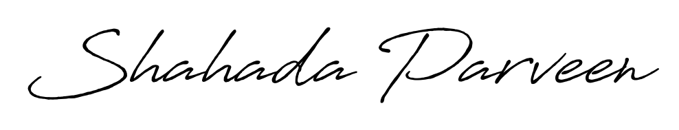 Explore multiple handwriting variations for Shahada Parveen including this stunning Antro_Vectra_Bolder design. Free to use across all platforms. Shahada Parveen signature style 7 images and pictures png