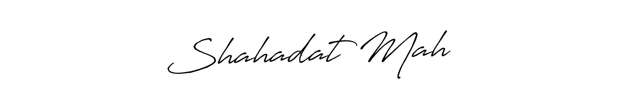 How to make Shahadat Mahসহ্ name signature. Use Antro_Vectra_Bolder style for creating short signs online. This is the latest handwritten sign. Shahadat Mahসহ্ signature style 7 images and pictures png