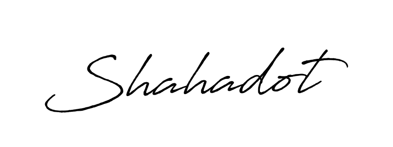 How to make Shahadot signature? Antro_Vectra_Bolder is a professional autograph style. Create handwritten signature for Shahadot name. Shahadot signature style 7 images and pictures png