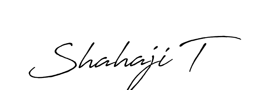 It looks lik you need a new signature style for name Shahaji T. Design unique handwritten (Antro_Vectra_Bolder) signature with our free signature maker in just a few clicks. Shahaji T signature style 7 images and pictures png