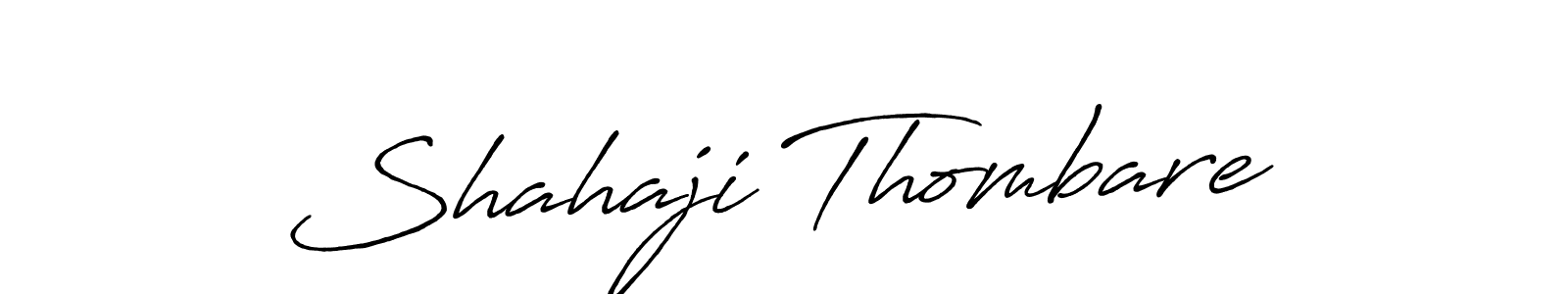Make a beautiful signature design for name Shahaji Thombare. With this signature (Antro_Vectra_Bolder) style, you can create a handwritten signature for free. Shahaji Thombare signature style 7 images and pictures png