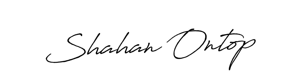 Here are the top 10 professional signature styles for the name Shahan Ontop. These are the best autograph styles you can use for your name. Shahan Ontop signature style 7 images and pictures png