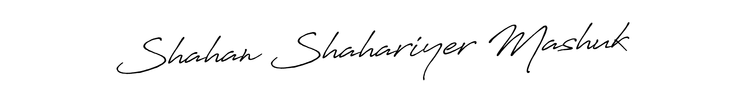 Once you've used our free online signature maker to create your best signature Antro_Vectra_Bolder style, it's time to enjoy all of the benefits that Shahan Shahariyer Mashuk name signing documents. Shahan Shahariyer Mashuk signature style 7 images and pictures png