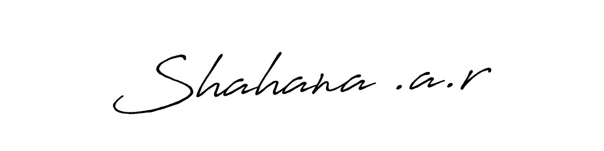 Once you've used our free online signature maker to create your best signature Antro_Vectra_Bolder style, it's time to enjoy all of the benefits that Shahana .a.r name signing documents. Shahana .a.r signature style 7 images and pictures png
