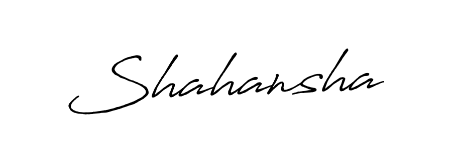 How to make Shahansha signature? Antro_Vectra_Bolder is a professional autograph style. Create handwritten signature for Shahansha name. Shahansha signature style 7 images and pictures png