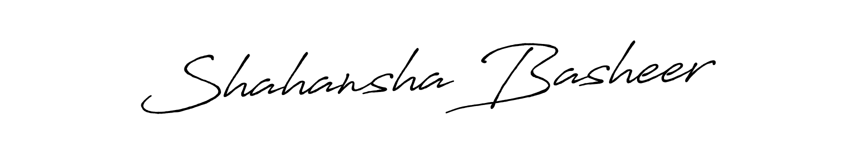 How to make Shahansha Basheer signature? Antro_Vectra_Bolder is a professional autograph style. Create handwritten signature for Shahansha Basheer name. Shahansha Basheer signature style 7 images and pictures png