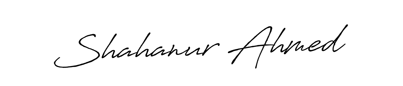 It looks lik you need a new signature style for name Shahanur Ahmed. Design unique handwritten (Antro_Vectra_Bolder) signature with our free signature maker in just a few clicks. Shahanur Ahmed signature style 7 images and pictures png
