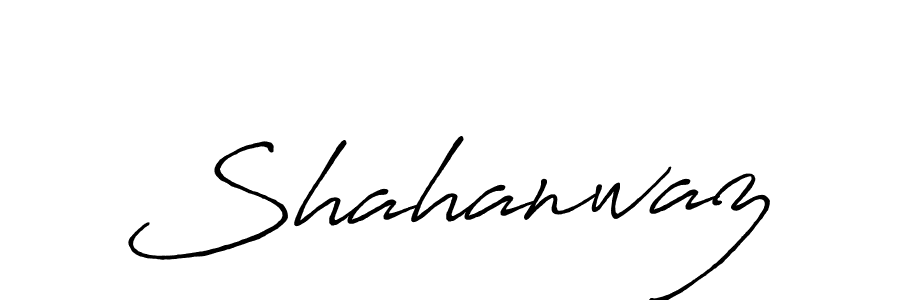 Use a signature maker to create a handwritten signature online. With this signature software, you can design (Antro_Vectra_Bolder) your own signature for name Shahanwaz. Shahanwaz signature style 7 images and pictures png