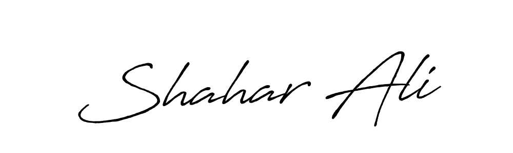 How to make Shahar Ali signature? Antro_Vectra_Bolder is a professional autograph style. Create handwritten signature for Shahar Ali name. Shahar Ali signature style 7 images and pictures png