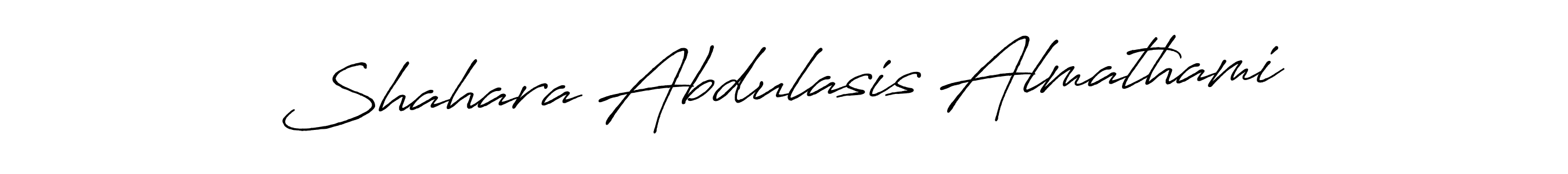 Shahara Abdulasis Almathami stylish signature style. Best Handwritten Sign (Antro_Vectra_Bolder) for my name. Handwritten Signature Collection Ideas for my name Shahara Abdulasis Almathami. Shahara Abdulasis Almathami signature style 7 images and pictures png