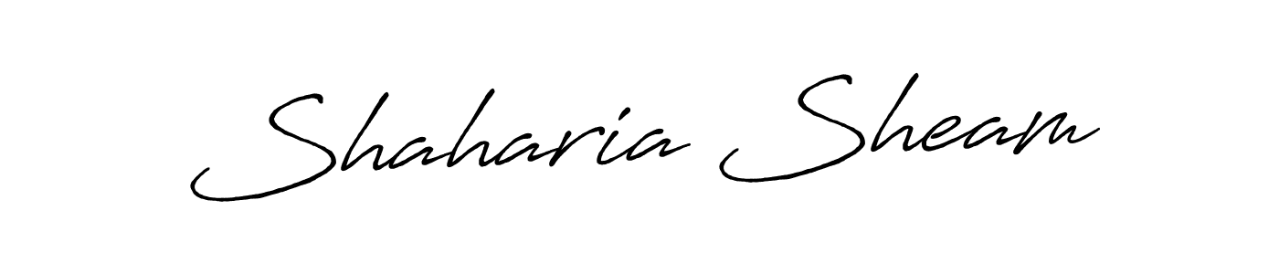 Also You can easily find your signature by using the search form. We will create Shaharia Sheam name handwritten signature images for you free of cost using Antro_Vectra_Bolder sign style. Shaharia Sheam signature style 7 images and pictures png
