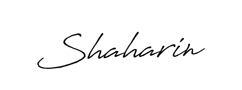 Make a beautiful signature design for name Shaharin. With this signature (Antro_Vectra_Bolder) style, you can create a handwritten signature for free. Shaharin signature style 7 images and pictures png