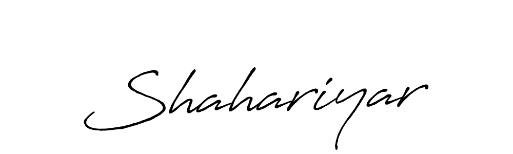 It looks lik you need a new signature style for name Shahariyar. Design unique handwritten (Antro_Vectra_Bolder) signature with our free signature maker in just a few clicks. Shahariyar signature style 7 images and pictures png