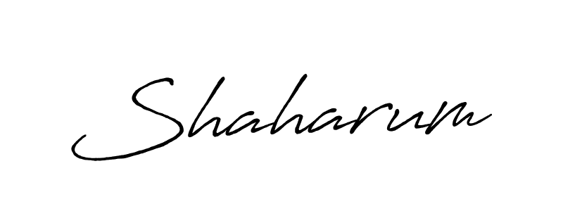 Design your own signature with our free online signature maker. With this signature software, you can create a handwritten (Antro_Vectra_Bolder) signature for name Shaharum. Shaharum signature style 7 images and pictures png