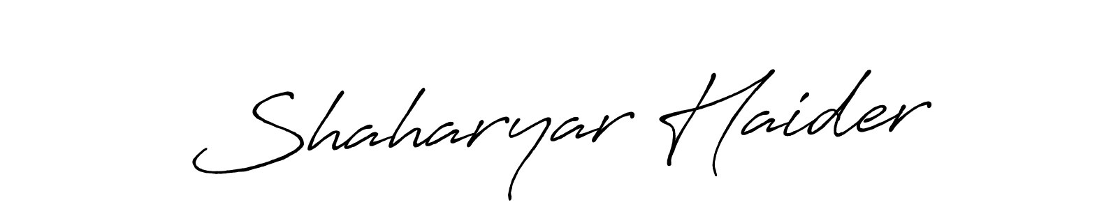 How to Draw Shaharyar Haider signature style? Antro_Vectra_Bolder is a latest design signature styles for name Shaharyar Haider. Shaharyar Haider signature style 7 images and pictures png