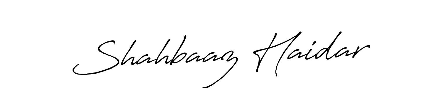 Make a short Shahbaaz Haidar signature style. Manage your documents anywhere anytime using Antro_Vectra_Bolder. Create and add eSignatures, submit forms, share and send files easily. Shahbaaz Haidar signature style 7 images and pictures png