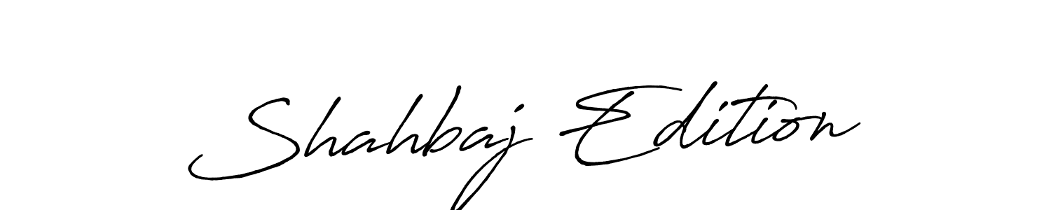 You can use this online signature creator to create a handwritten signature for the name Shahbaj Edition. This is the best online autograph maker. Shahbaj Edition signature style 7 images and pictures png