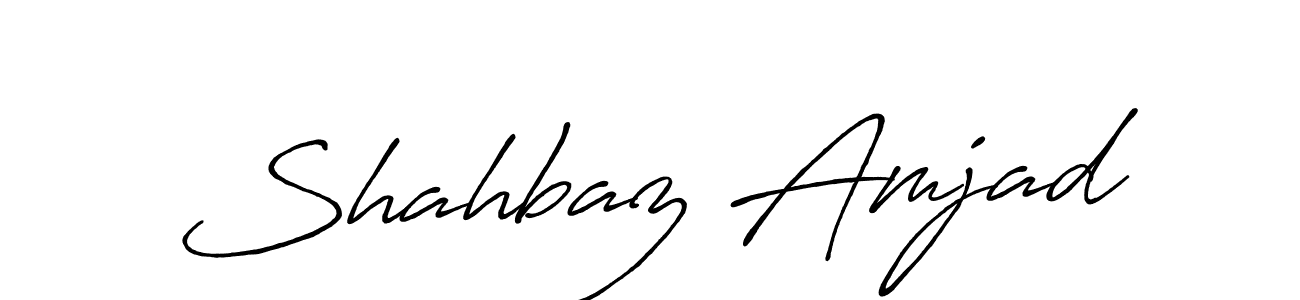 if you are searching for the best signature style for your name Shahbaz Amjad. so please give up your signature search. here we have designed multiple signature styles  using Antro_Vectra_Bolder. Shahbaz Amjad signature style 7 images and pictures png
