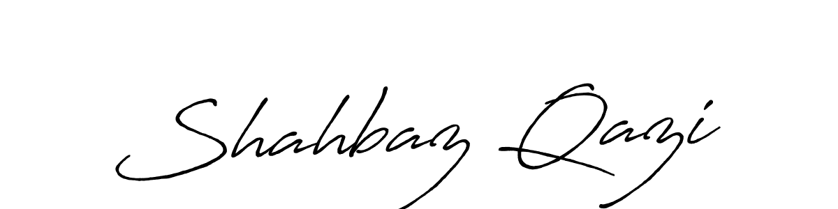 Also we have Shahbaz Qazi name is the best signature style. Create professional handwritten signature collection using Antro_Vectra_Bolder autograph style. Shahbaz Qazi signature style 7 images and pictures png