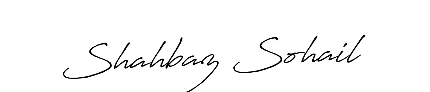 Make a beautiful signature design for name Shahbaz Sohail. Use this online signature maker to create a handwritten signature for free. Shahbaz Sohail signature style 7 images and pictures png