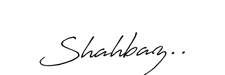 How to make Shahbaz.. signature? Antro_Vectra_Bolder is a professional autograph style. Create handwritten signature for Shahbaz.. name. Shahbaz.. signature style 7 images and pictures png