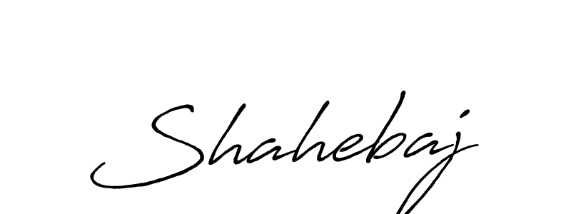 Use a signature maker to create a handwritten signature online. With this signature software, you can design (Antro_Vectra_Bolder) your own signature for name Shahebaj. Shahebaj signature style 7 images and pictures png