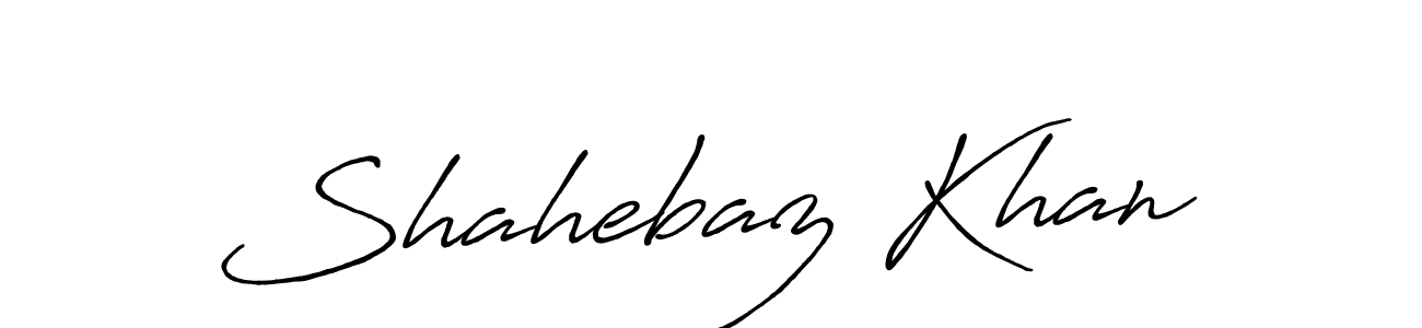 Also we have Shahebaz Khan name is the best signature style. Create professional handwritten signature collection using Antro_Vectra_Bolder autograph style. Shahebaz Khan signature style 7 images and pictures png