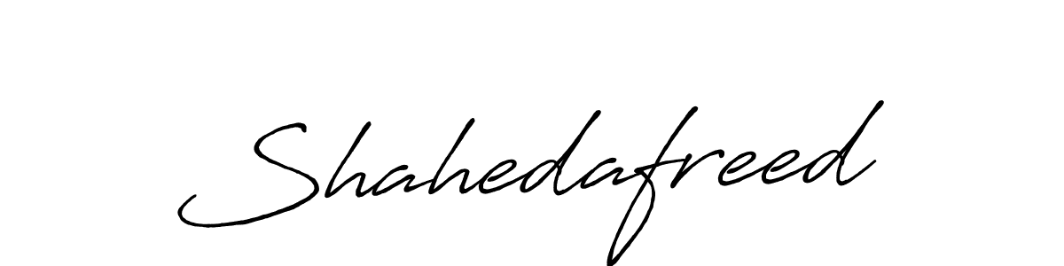 Also You can easily find your signature by using the search form. We will create Shahedafreed name handwritten signature images for you free of cost using Antro_Vectra_Bolder sign style. Shahedafreed signature style 7 images and pictures png