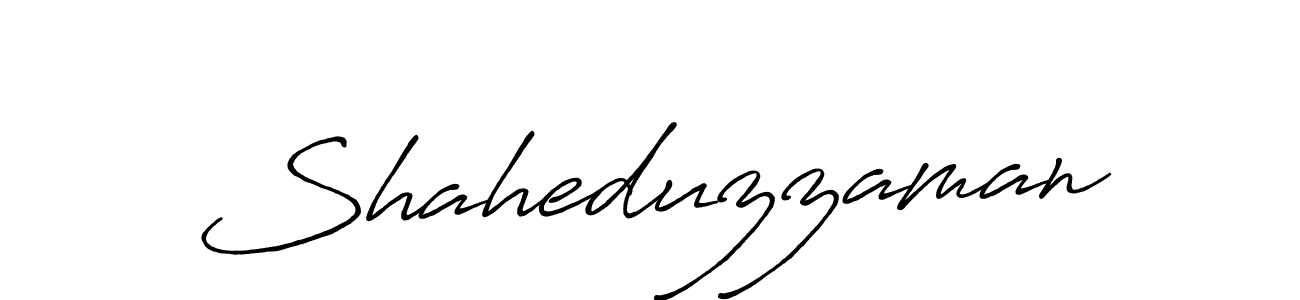 Design your own signature with our free online signature maker. With this signature software, you can create a handwritten (Antro_Vectra_Bolder) signature for name Shaheduzzaman. Shaheduzzaman signature style 7 images and pictures png