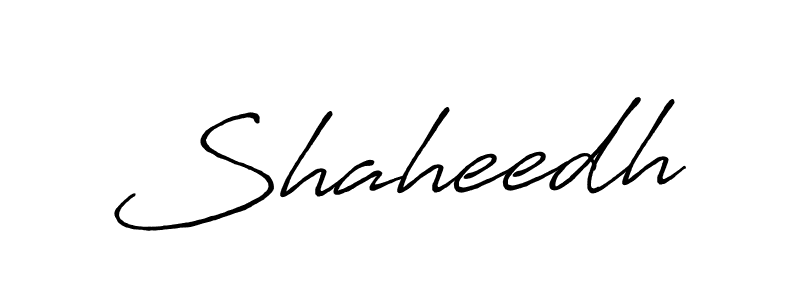 Design your own signature with our free online signature maker. With this signature software, you can create a handwritten (Antro_Vectra_Bolder) signature for name Shaheedh. Shaheedh signature style 7 images and pictures png