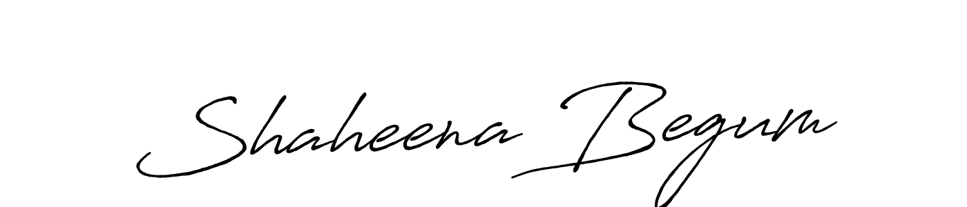 How to make Shaheena Begum signature? Antro_Vectra_Bolder is a professional autograph style. Create handwritten signature for Shaheena Begum name. Shaheena Begum signature style 7 images and pictures png