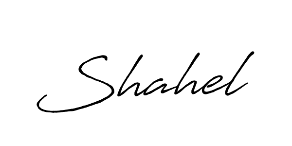 Once you've used our free online signature maker to create your best signature Antro_Vectra_Bolder style, it's time to enjoy all of the benefits that Shahel name signing documents. Shahel signature style 7 images and pictures png