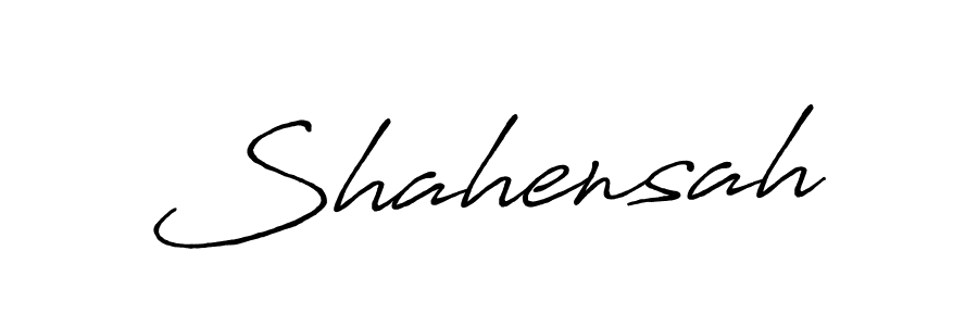 How to make Shahensah name signature. Use Antro_Vectra_Bolder style for creating short signs online. This is the latest handwritten sign. Shahensah signature style 7 images and pictures png