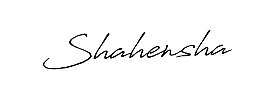 Shahensha stylish signature style. Best Handwritten Sign (Antro_Vectra_Bolder) for my name. Handwritten Signature Collection Ideas for my name Shahensha. Shahensha signature style 7 images and pictures png