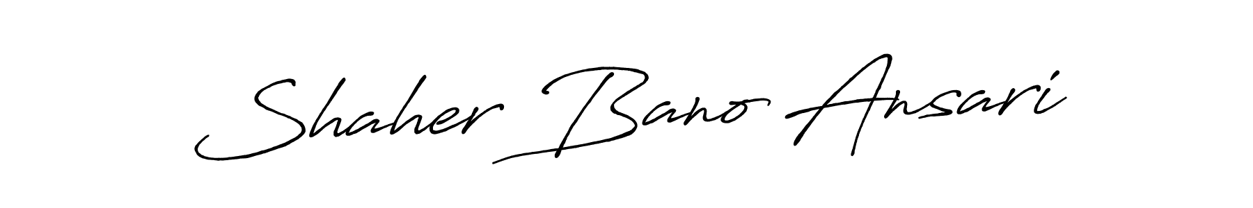Shaher Bano Ansari stylish signature style. Best Handwritten Sign (Antro_Vectra_Bolder) for my name. Handwritten Signature Collection Ideas for my name Shaher Bano Ansari. Shaher Bano Ansari signature style 7 images and pictures png